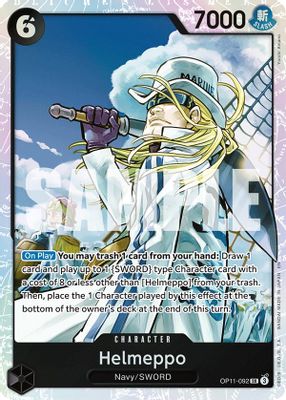 Helmeppo OP11-092 card