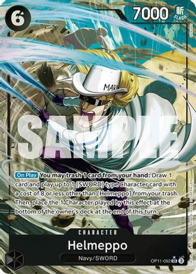 Helmeppo OP11-092 card