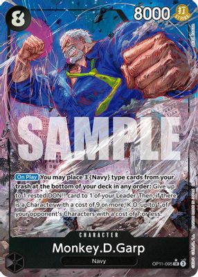 Monkey.D.Garp OP11-095 card