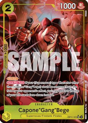 Capone"Gang"Bege OP11-101 card