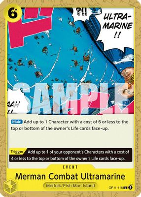 Merman Combat Ultramarine OP11-116 card