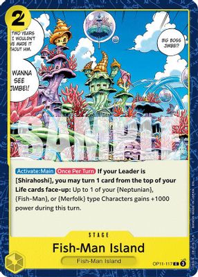 Fish-Man Island OP11-117 card