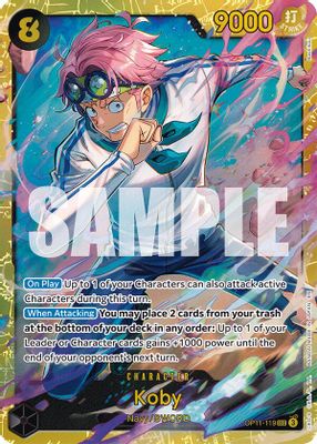 Koby OP11-119 card