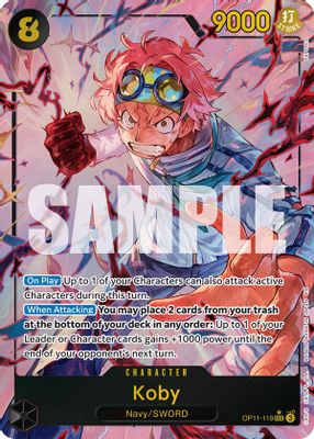 Koby OP11-119 card