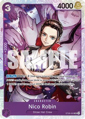 Nico Robin ST26-003 card