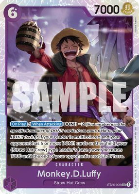 Monkey.D.Luffy ST26-005 card
