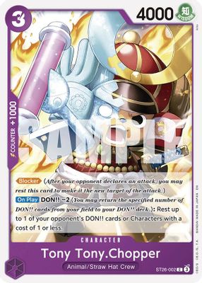 Tony Tony.Chopper ST26-002 card
