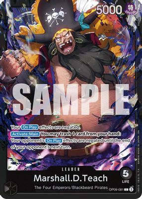 Marshall.D.Teach OP09-081 card