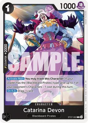 Catarina Devon ST27-002 card
