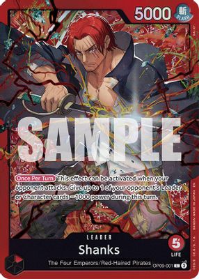 Shanks OP09-001 card