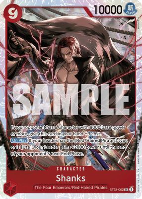 Shanks ST23-002 card
