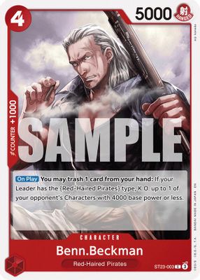 Benn.Beckman ST23-003 card