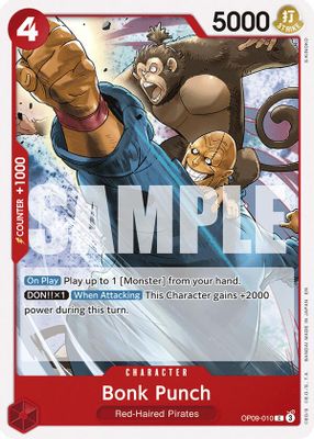 Bonk Punch OP09-010 card