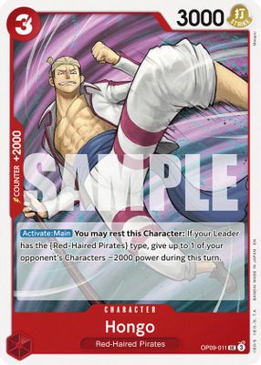 Hongo OP09-011 card