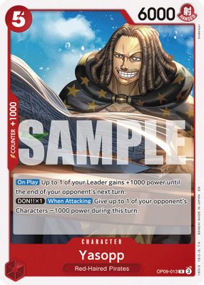 Yasopp OP09-013 card