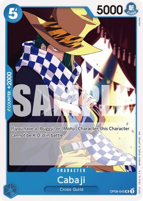 Cabaji OP09-045 card