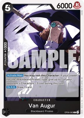Van Augur OP09-083 card