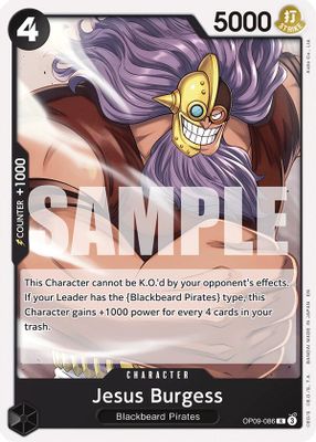Jesus Burgess OP09-086 card