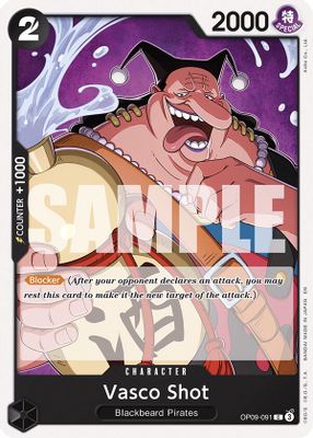 Vasco Shot OP09-091 card