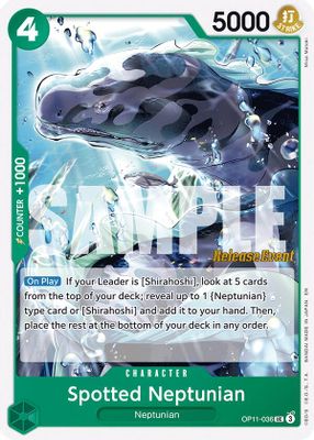 Spotted Neptunian OP11-036 card