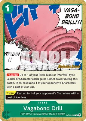 Vagabond Drill OP11-039 card