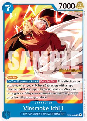 Vinsmoke Ichiji OP11-043 card