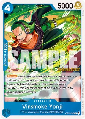 Vinsmoke Yonji OP11-046 card