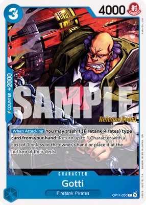Gotti OP11-050 card