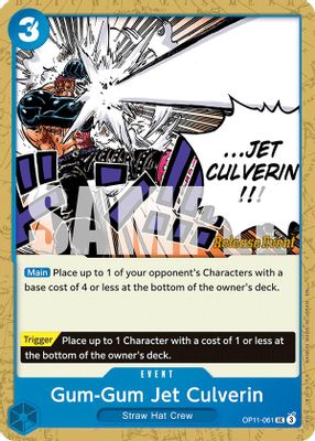 Gum-Gum Jet Culverin OP11-061 card