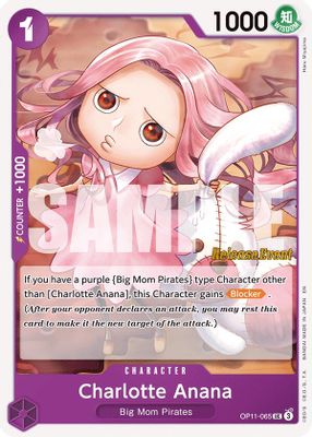 Charlotte Anana OP11-065 card