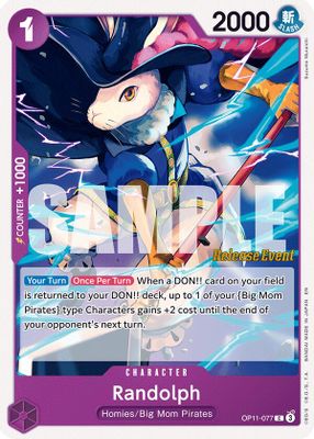 Randolph OP11-077 card