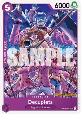 Decuplets OP11-078 card
