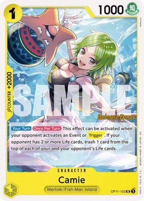 Camie OP11-102 card