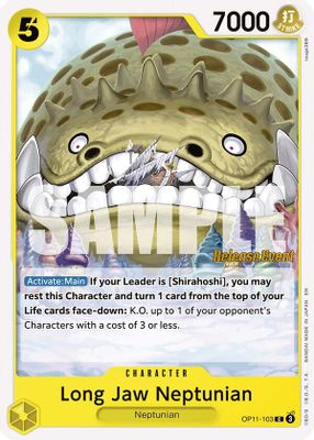 Long-Jaw Neptunian OP11-103 card