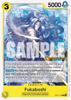 Fukaboshi OP11-110 card
