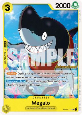 Megalo OP11-112 card
