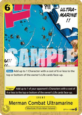 Merman Combat Ultramarine OP11-116 card