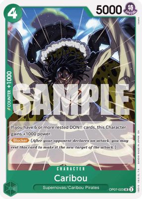 Caribou OP07-023 card