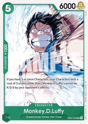 Monkey.D.Luffy OP07-033 card