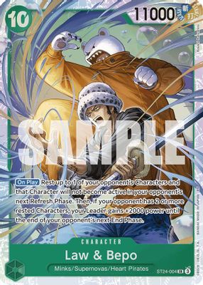 Law & Bepo ST24-004 card