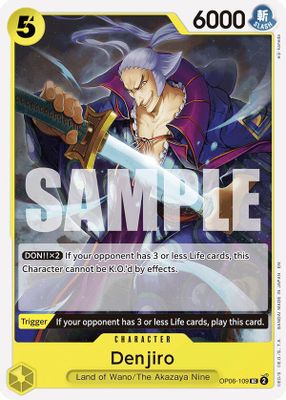 Denjiro OP06-109 card