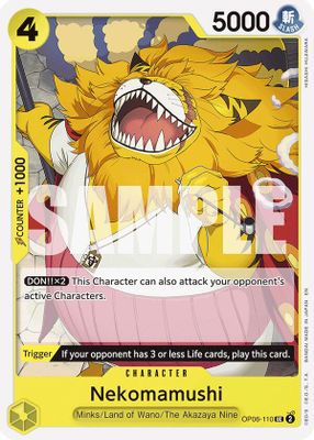 Nekomamushi OP06-110 card