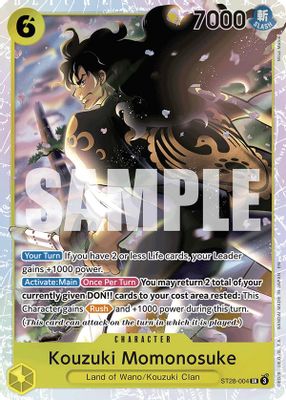 Kouzuki Momonosuke ST28-004 card