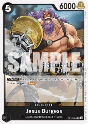 Jesus Burgess OP10-085 card
