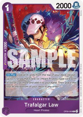 Trafalgar Law OP09-069 card