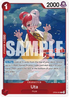 Uta OP09-002 card