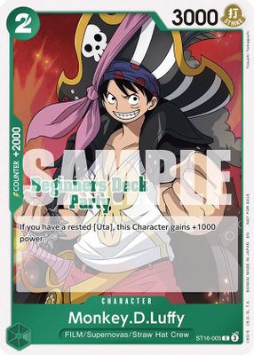 Monkey.D.Luffy ST16-005 card