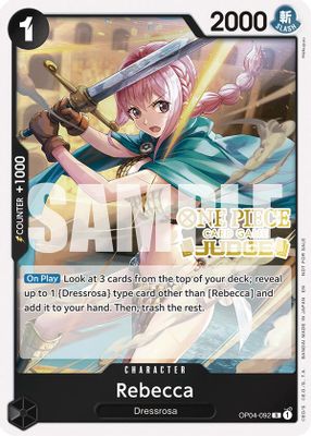 Rebecca OP04-092 card
