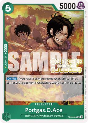 Portgas.D.Ace OP09-035 card