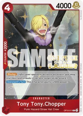 Tony Tony.Chopper OP10-011 card